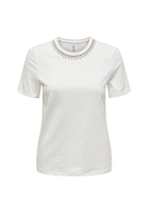 ONLY DROP5 Only T-Shirt Donna Bianco Bianco
